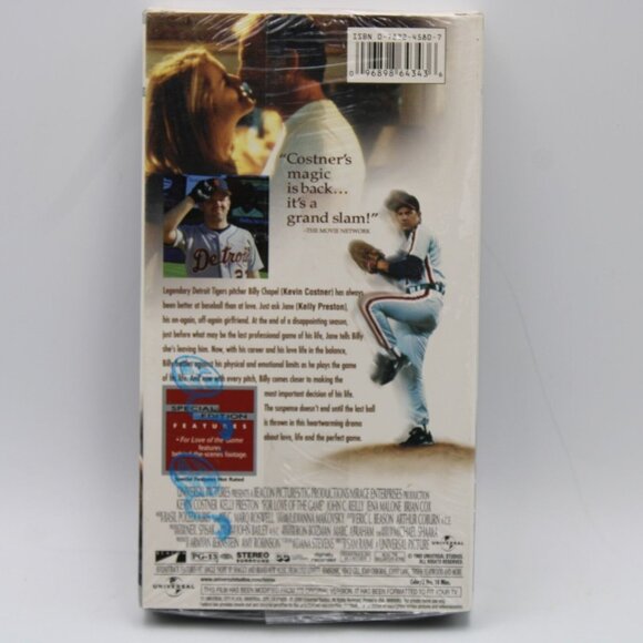 For Love of the Game VHS 2000 Special Edition Kevin Costner Kelly Preston - Picture 2 of 7
